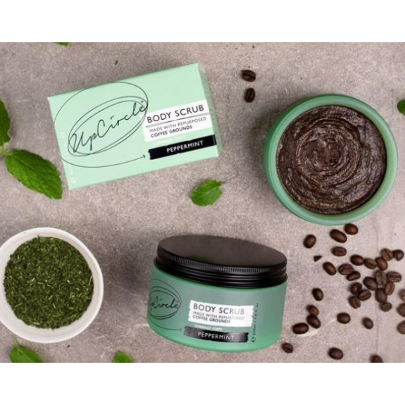 UPCIRCLE COFFEE BODY SCRUB WITH PEPPERMINT 220ML